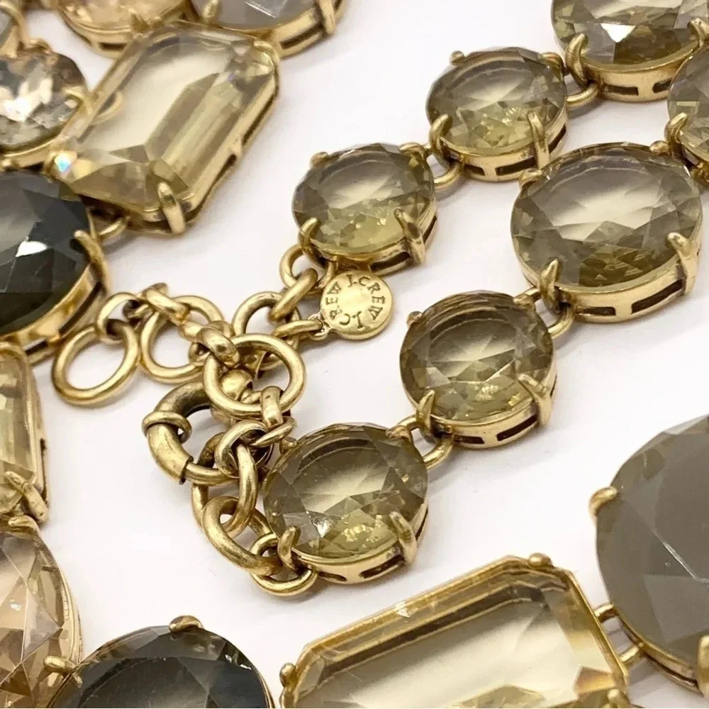 J. Crew Jeweled Waterfall Necklace